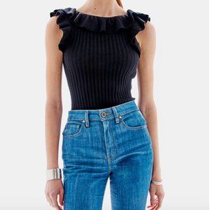 Demylee Miranda Knit Top--XS, Black